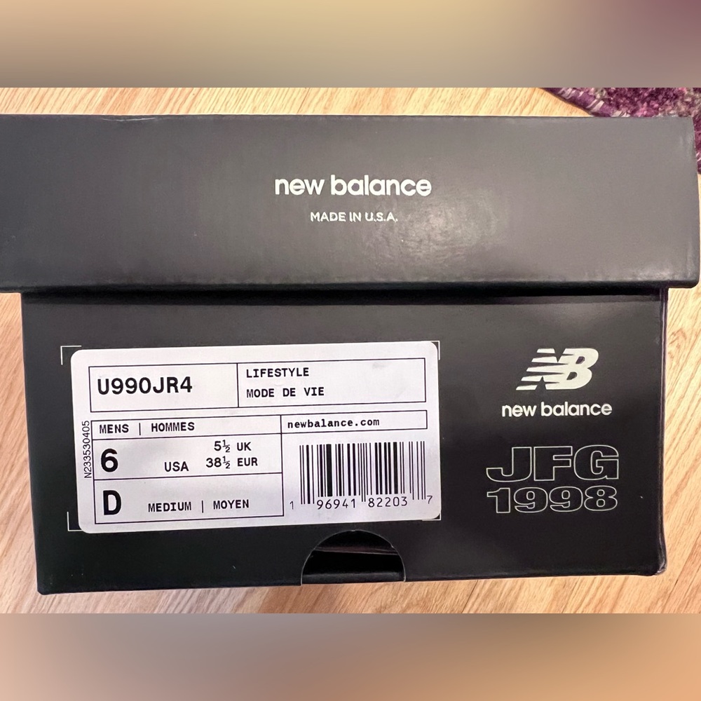 JOE FRESH GOODS sneaker New Balance 990v4 1998 Intro size men’s 6 - Picture 4 of 4